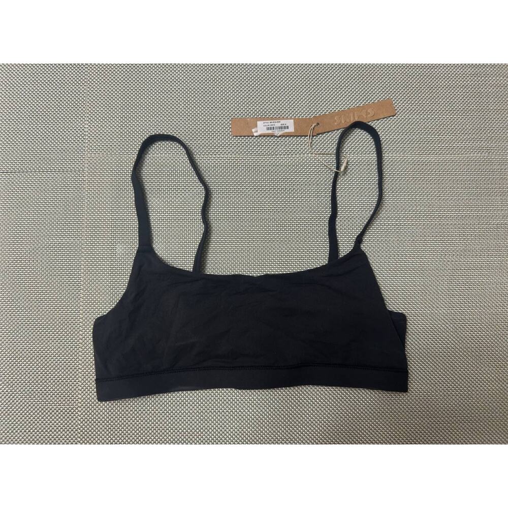 Skims fits everybody scoop bralette variety size Onyx NWT